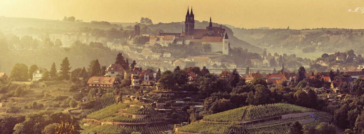 Meißen Blick zur Albrechtsburg von Juchhöh (MATE Theme für Contao)