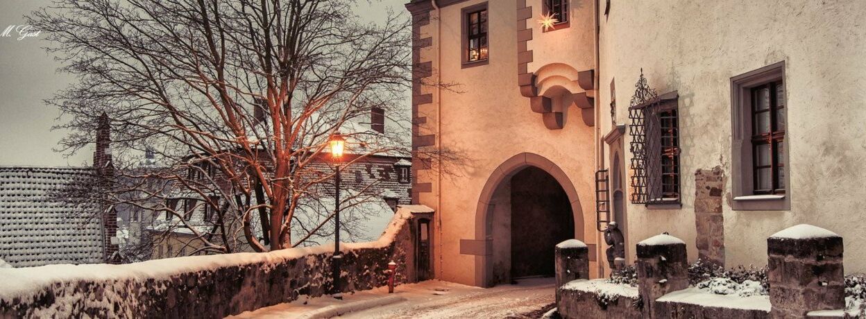 Meißen Burgtor im Winter (MATE Theme für Contao)